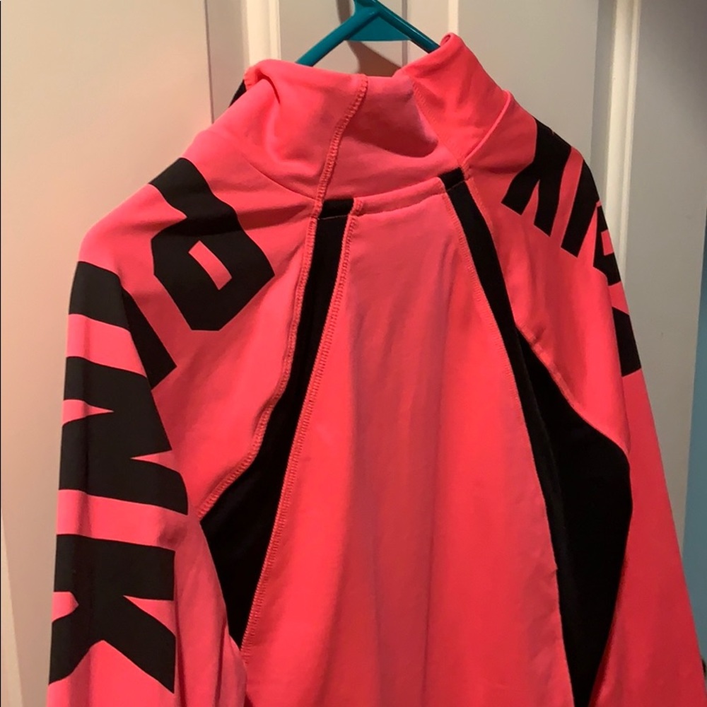 Pink half zip sweatshirt! - Picture 3 of 4